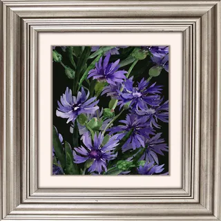 queence Acrylglasbild »Blumen«, Blumen-Blumenbilder-Kunst-Pflanzen-Pflanzenbilder-Gemälde, Fine Art-Print in Galeriequalität, grün