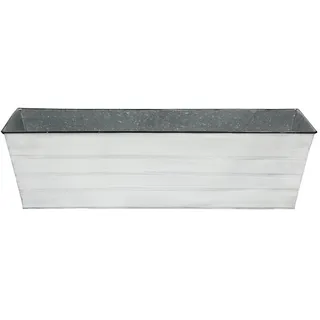 Achla Window Box, Metal, White, L