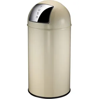 EKO - Pushcan 40 Liter - Steel - Creme - Beige