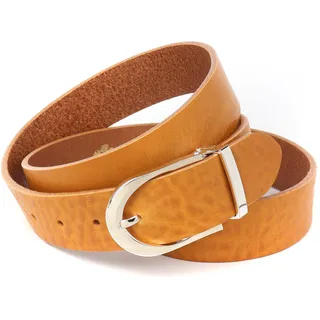 Anthoni Crown Damengürtel Leder blau 105 cm