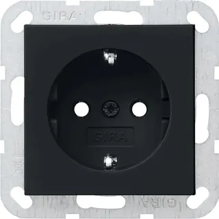 Gira Steckdoseneinsatz 1 St. Schwarz