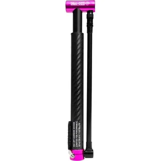 Muc-Off Airmach Mini-Pumpe Fahrradpumpe Schwarz/Pink 130 Psi