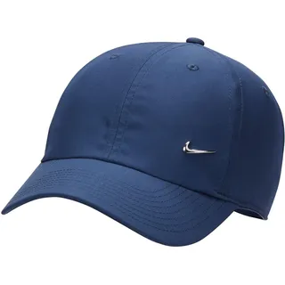 Nike Dri-FIT Club Metall-Swoosh-Cap Midnight Navy/Metallic Silver L/XL