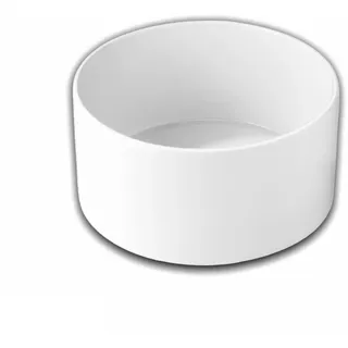 Wilmax - Schale aus Porzellan - 1850ml - Salatschüssel - Weißer Schüssel für Snacks, Salat - Ø 18cm- Obstschale - Müsli-Schale - Elegant und Kratzfest - Ideal als Geschenk