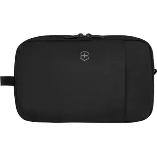 Victorinox Travel Essentials Toiletry Bag, Kosmetiktasche, Kulturtasche mit Wasserdichtem Fach, Reise-Accessoire, Damen/Herren, Schwarz