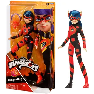 Bandai Namco Entertainment Bandai Miraculous Ladybug Puppe Dragon Bug 26cm Ankleidepuppe Superhelden P50010
