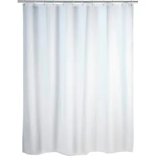 Wenko Duschvorhang Uni 120 x 200 cm weiß