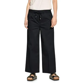 CECIL Damen B377889 7/8 Hose im Loose Fit, Black, L/26L