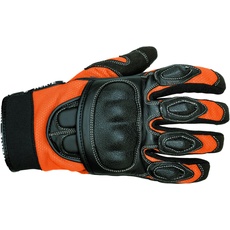 Nerve Sporty Handschuhe, Schwarz/Orange, 8