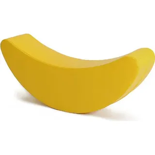 IGLU Soft Play Softbausteine Schaukelpferd Schaukeltier Schaukelspielzeug Kinder Baby Spielzeug - Gelb - Gelb