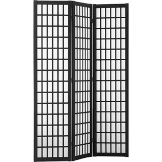 Raumteiler Japanischer Wandteiler 3-teiliger Paravent zur Raumtrennung