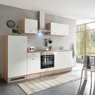 BASIC by Balculina Küchenzeile Andy 280 cm weiß