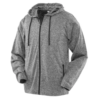 Spiro - Jacke mit Kapuze für Herren FK1154 (L) (Grau/Schwarz) - Grau