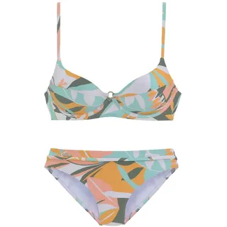 SUNSEEKER Bügel-Bikini »Allis« mit kleinem Zierring vorne, gelb