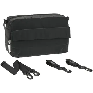 Lässig Baby Kinderwagenorganizer Umhängetasche Kinderwagentasche inkl. Kinderwagenbefestigung/Casual Buggy Organizer Bag black
