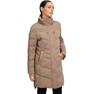Winterjacke GIL BRET, Damen, Gr. 40, golden almond, Steppware, Obermaterial: 100% Polyester, unifarben, regular fit kniefrei, gerader Abschluss, Jacken Winterjacke, mit Kapuze