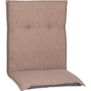 Beo Niedriglehner-Sitzkissen MM16 Karomuster Taupe