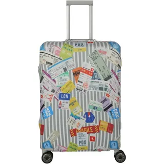 Travelite Kofferhülle M Multi.Color/Tickets