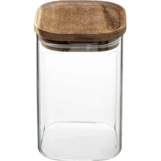 Bocal glas deckel akazie "hermet" 0.9l - 5 five simply smart - Braun