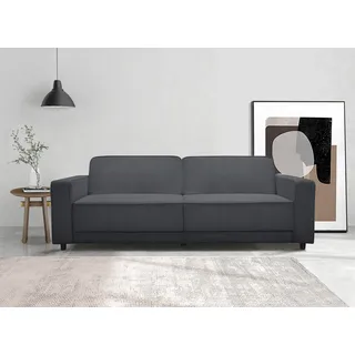 dorel home Schlafcouch 100% Polyester 3-Sitzer Grau