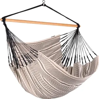 LA SIESTA Habana, Hängende Hängematte, 130 kg, 1 Person(en), Bambus, Baumwolle, Edelstahl, Braun, Holz - Braun