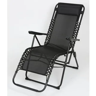 Buri Gartensessel 67 x 95 x 112,5 cm schwarz 2 St.