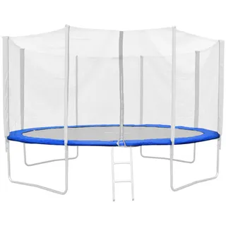Jawinio Randabdeckung Trampolin 366 cm Blau , Kunststoff , 366x366 cm , Freizeit & Co, Gartenspielzeug
