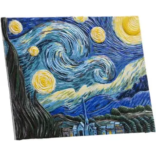 3D-Gemälde - Sternenhimmel-Flachrelief