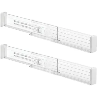 interDesign Schubladen Organizer 2er Set durchsichtig