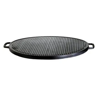 All'Grill Grillplatte Ø 30 cm Gusseisen schwarz