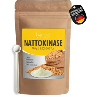 Redfood Nattokinase Pulver 100g 2.000.000 FU ́s