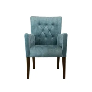 Home Affaire Armlehnstuhl Cortega gepolstert blau