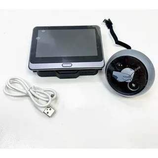 EZVIZ WLAN Türklingel mit 166° Weitwinkel und PIR-Sensor, 2MP Türspion Kamera mit 4,3 Zoll Farbbildschirm, 4600mAh Akku, AI Personenerkennung, Zwei-Wege-Videoanruf und Live-Ansicht verfügbar, CP4