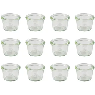 APS Gourmet-Gläser, 12er Set WECK Gläser 35 ml, 5 cm, H: 3,5 cm,