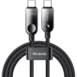 Wisam® Ladekabel USB-C auf USB-C 60W Datenkabel 1,2m Schwarz