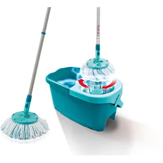 Leifheit Bodenwischer Clean Twist Disc Mop Ergo Blau