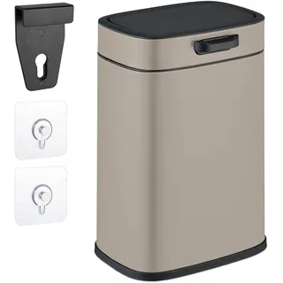 Relaxdays Kosmetikeimer 5 l Beige