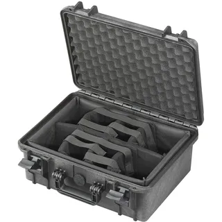 Max Unisex – Erwachsene Max380h160cam Koffer, Schwarz, 380 x 270 x H160 mm