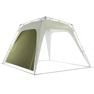 Lumaland Outdoor Seitenteil für Pop Up Pavillon | Seitenwand für Gartenzelt & Camping & Partyzelt | 225 x 155 x 132,5 cm | Passend für Lumaland Indoor & Outdoor Pavillons [Dunkel-Grün]