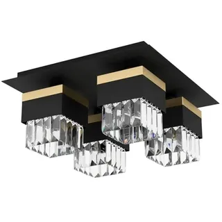 EGLO Barrancas schwarz, gold