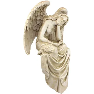 Design Toscano Ruhende Anmut Statue, eines sitzenden Engels, 15 x 21,5 x 38 cm