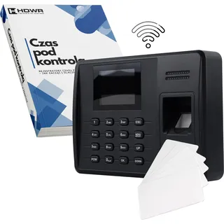 Zeiterfassungsgerät mit RFID WIFI 125 kHz 13,56 MHz + 15 125 kHz Karten + Ebook "Zeit unter Kontrolle"