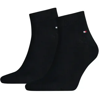 Tommy Hilfiger Quarter Socken 2er Pack Blau 43-46