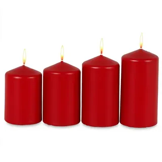 Buri Adventskerzen 4 St. rot