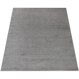 Paco Home Kurzflorteppich 160/160 cm Porto 890 , Anthrazit , Textil , Quadratisch , 160x160 cm , strapazierfähig, für Fußbodenheizung geeignet , Teppiche und Böden, Teppiche