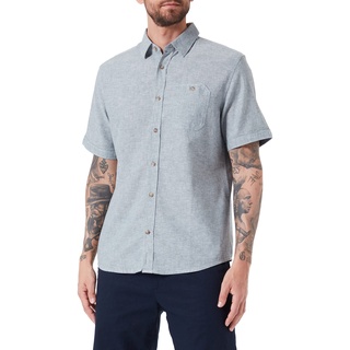 TOM TAILOR Herren 1034901 Hemd, 31233 - Deep Bluish Green Chambray, XXL