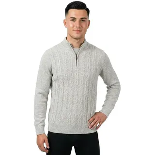 Fynch Hatton 1510360 Halbzippullover - Winter White - 2XL