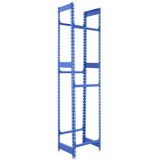 simonclick Getränkekistenregal 40 x 30 x 180 cm Blau