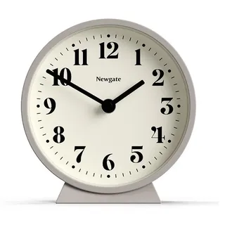 Newgate Theatre Kaminuhr in Stein - Weiß