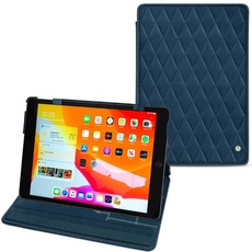 Noreve Lederschutzhülle horizontal (iPad 10.2 2019), Tablet Hülle, Blau